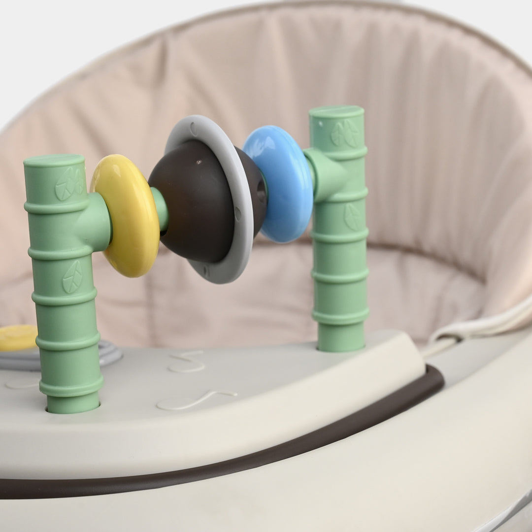 3-in-1 Multi-Functional Baby Walker with Canopy & Push Bar