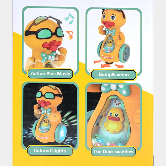 Musical Duckling Toy with Light & Music for Kids