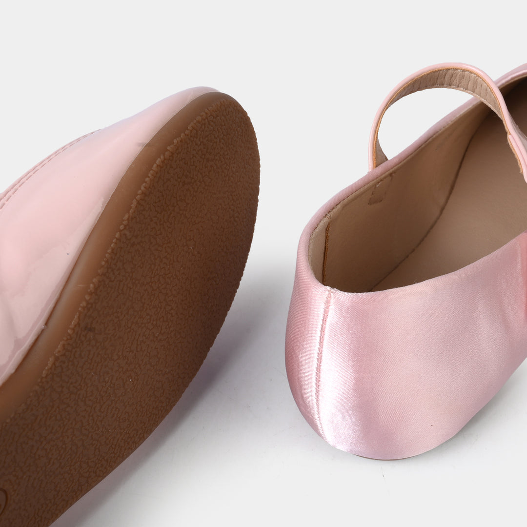 Girls Pumps 4027-1-Pink