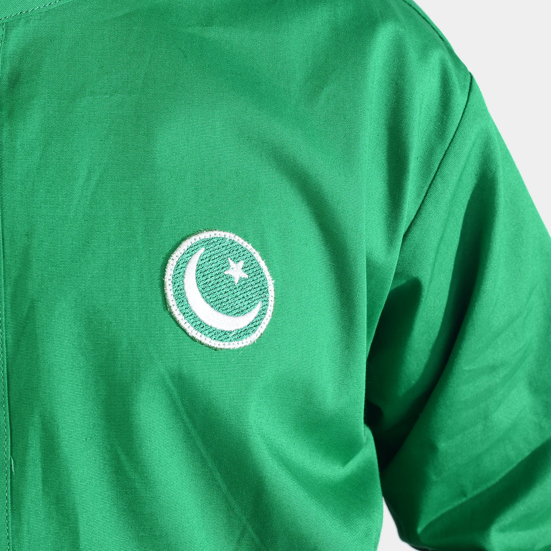 Boys Cotton Poplin Kurta (Basic Funk)-GREEN