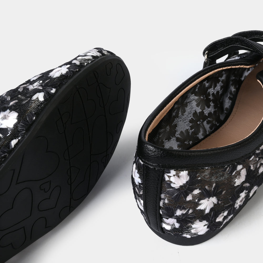 Girls Pumps 4027-2-BLACK