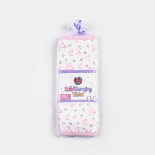 Baby Changing Sheet 13*16 Butterfly |  Light Pink