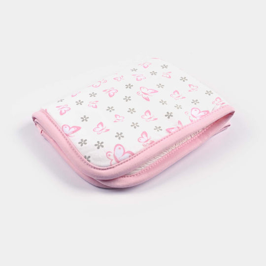 Baby Changing Sheet 13*16 Butterfly |  Light Pink