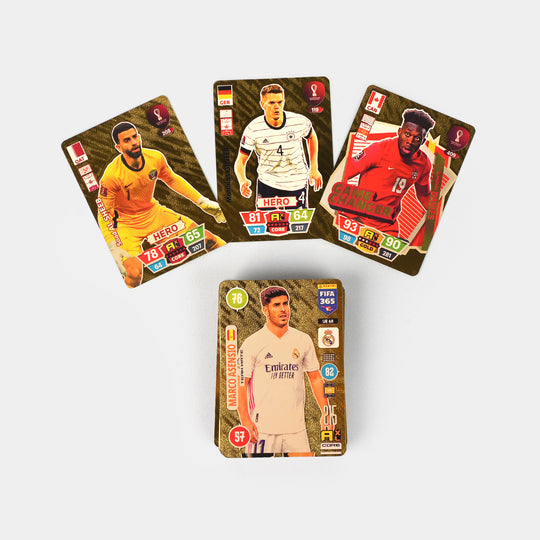 Football Star Player Playing Collectible Cards