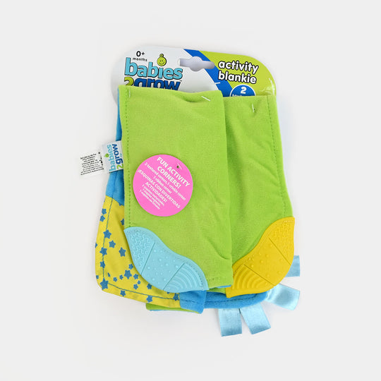 Comforting Activity Blanket - Green/Blue