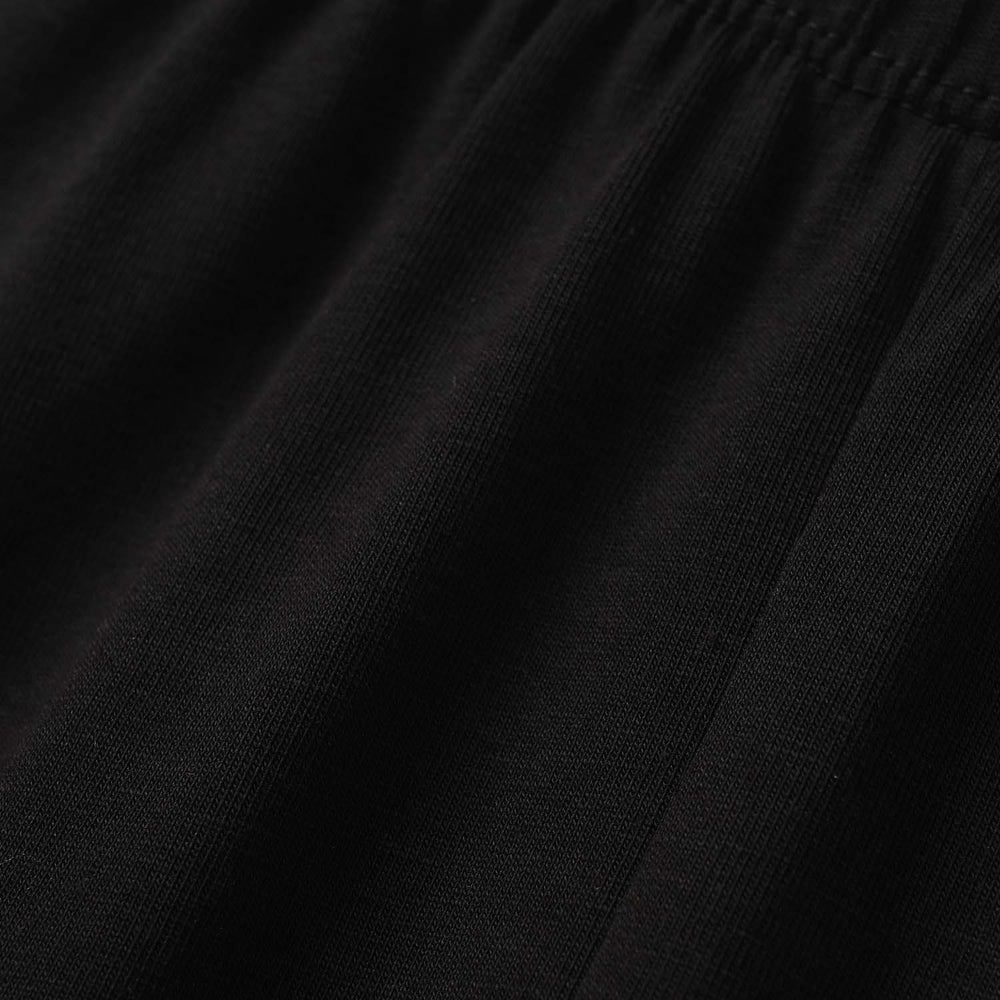 Infant Girls Jersey/Terry Basic Tights- Black