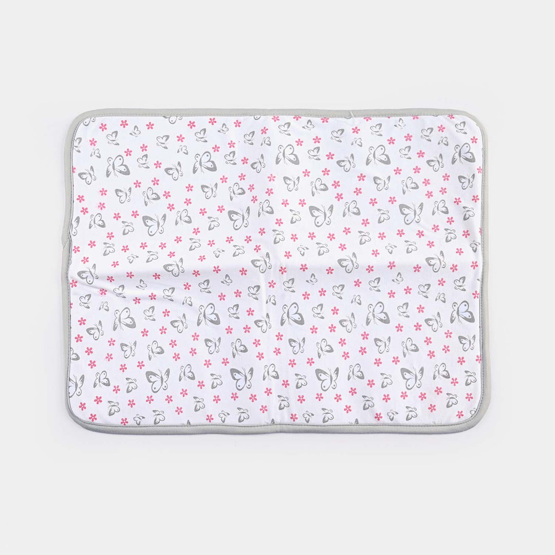 Baby Changing Sheet 17x22 Butterfly | Grey