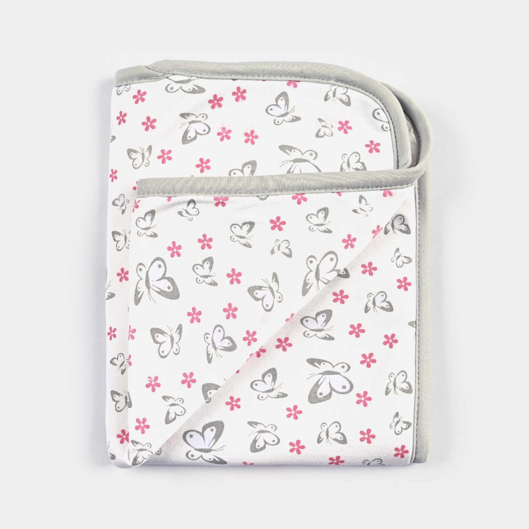 Baby Changing Sheet 17x22 Butterfly | Grey