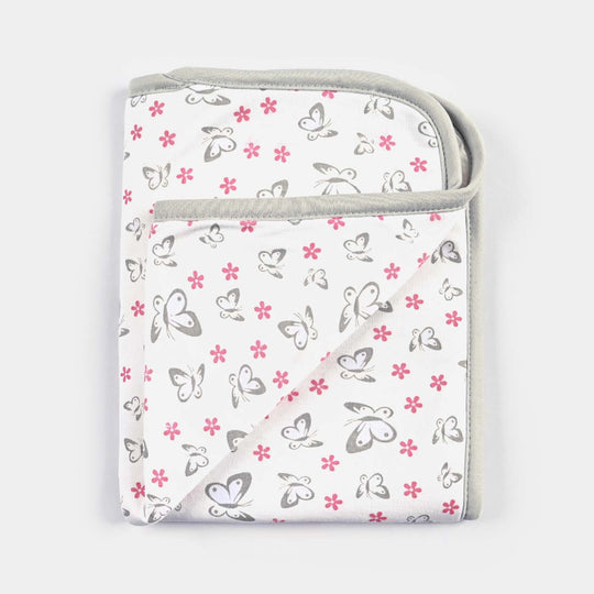 Baby Changing Sheet 17x22 Butterfly | Grey