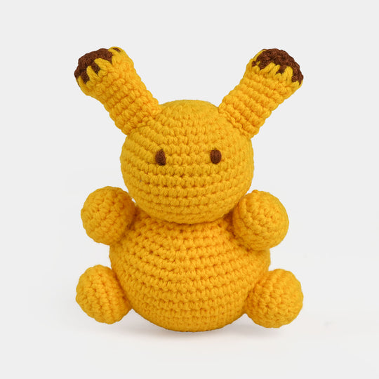 Yellow Bunny Handmade Crochet Stuff Toy