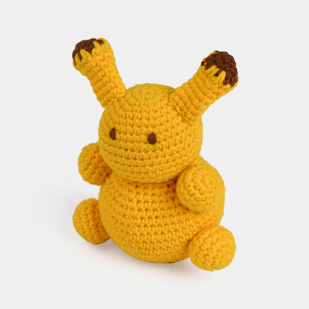 Yellow Bunny Handmade Crochet Stuff Toy