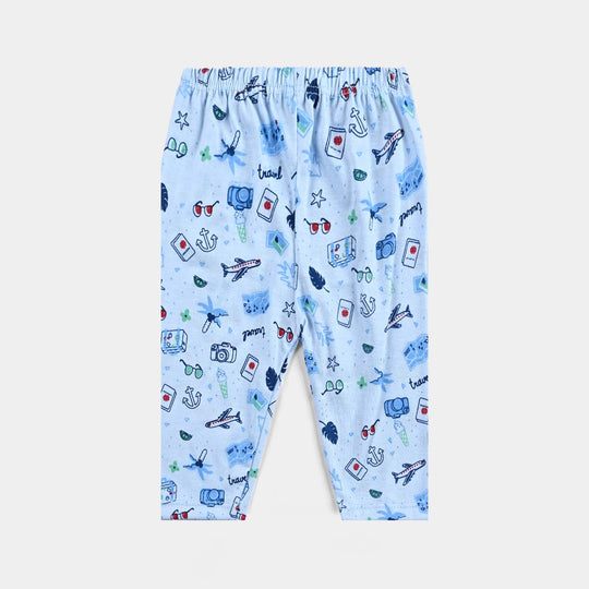 Baby Fitted Cotton Trousers - Pack of 3