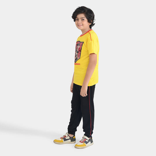 Boys Jersey/Terry 2 Piece Suit Transformers
