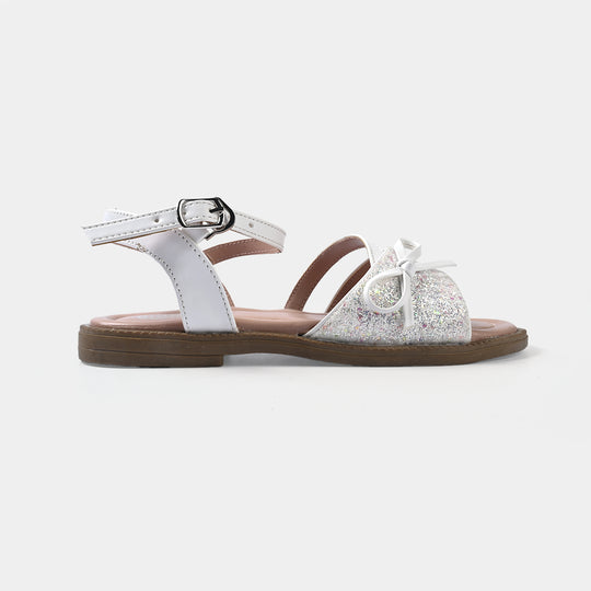 Girls Sandal 456-132-WHITE