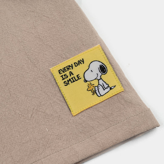 Infant Boys Cotton Shirt - Beige