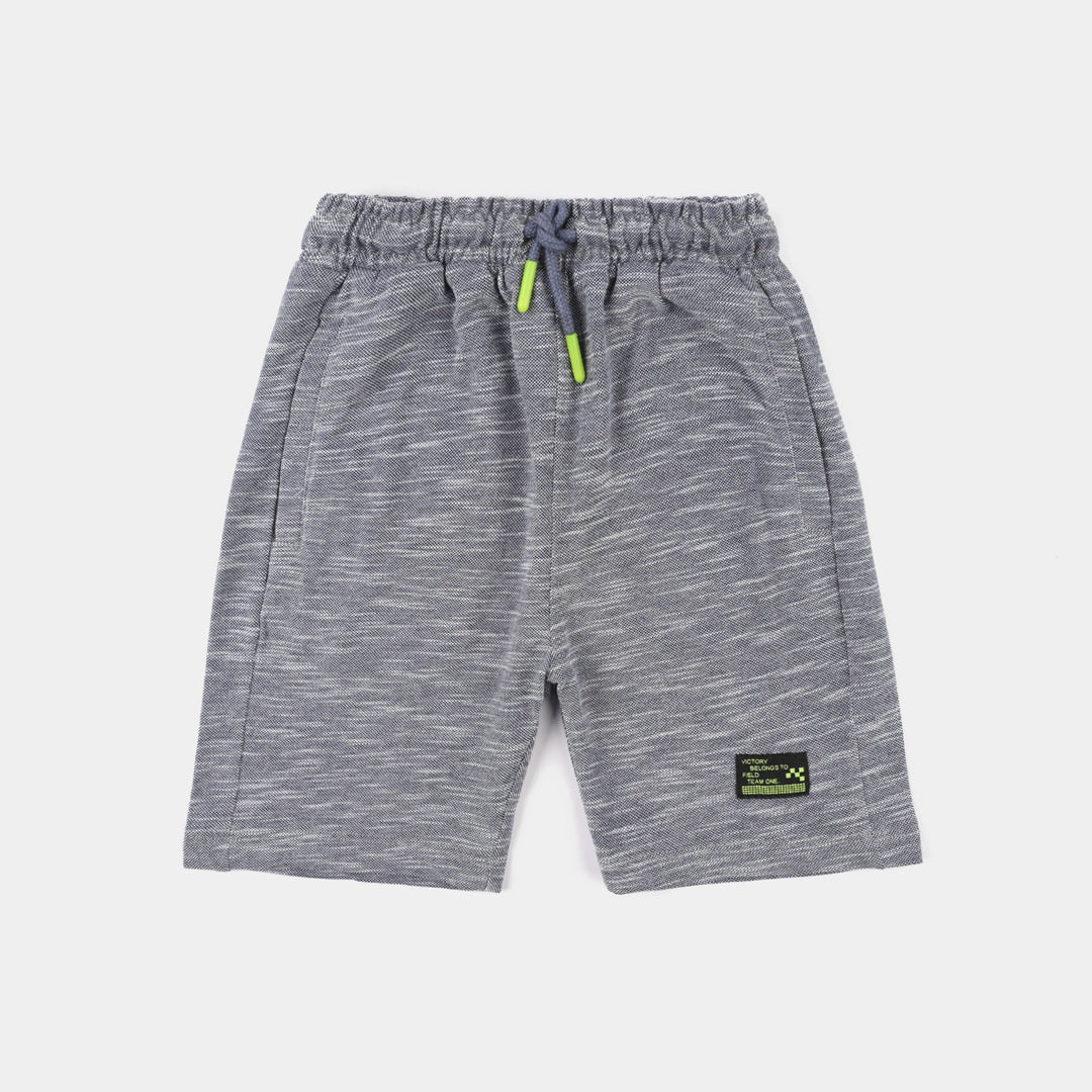 Boys Cotton PK Jersey Shorts (Victory) - Grey