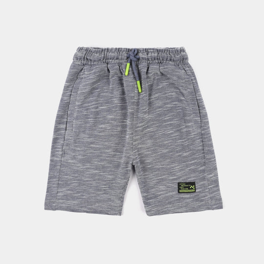 Boys Cotton PK Jersey Shorts (Victory) - Grey