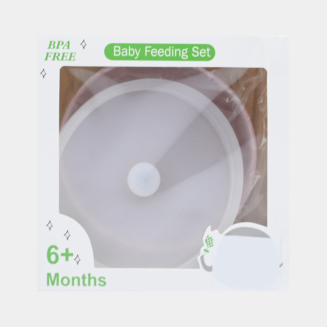 Silicone Bowl & Spoon Feeding Set