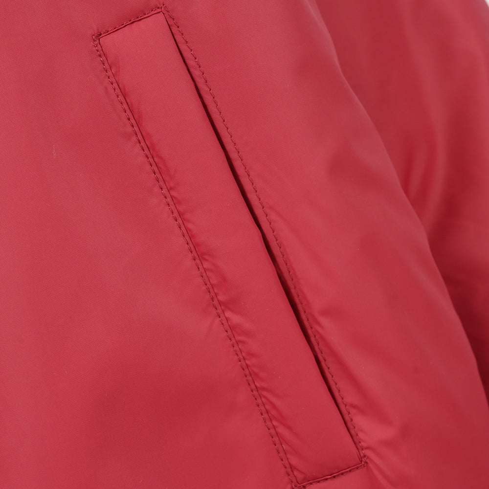 Teens Girls Puffer Jacket Aesthetic Club-Red.Dahlia