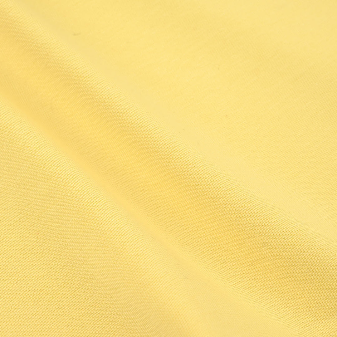 Boys Lycra Jersey Basic T-Shirt - Lemon