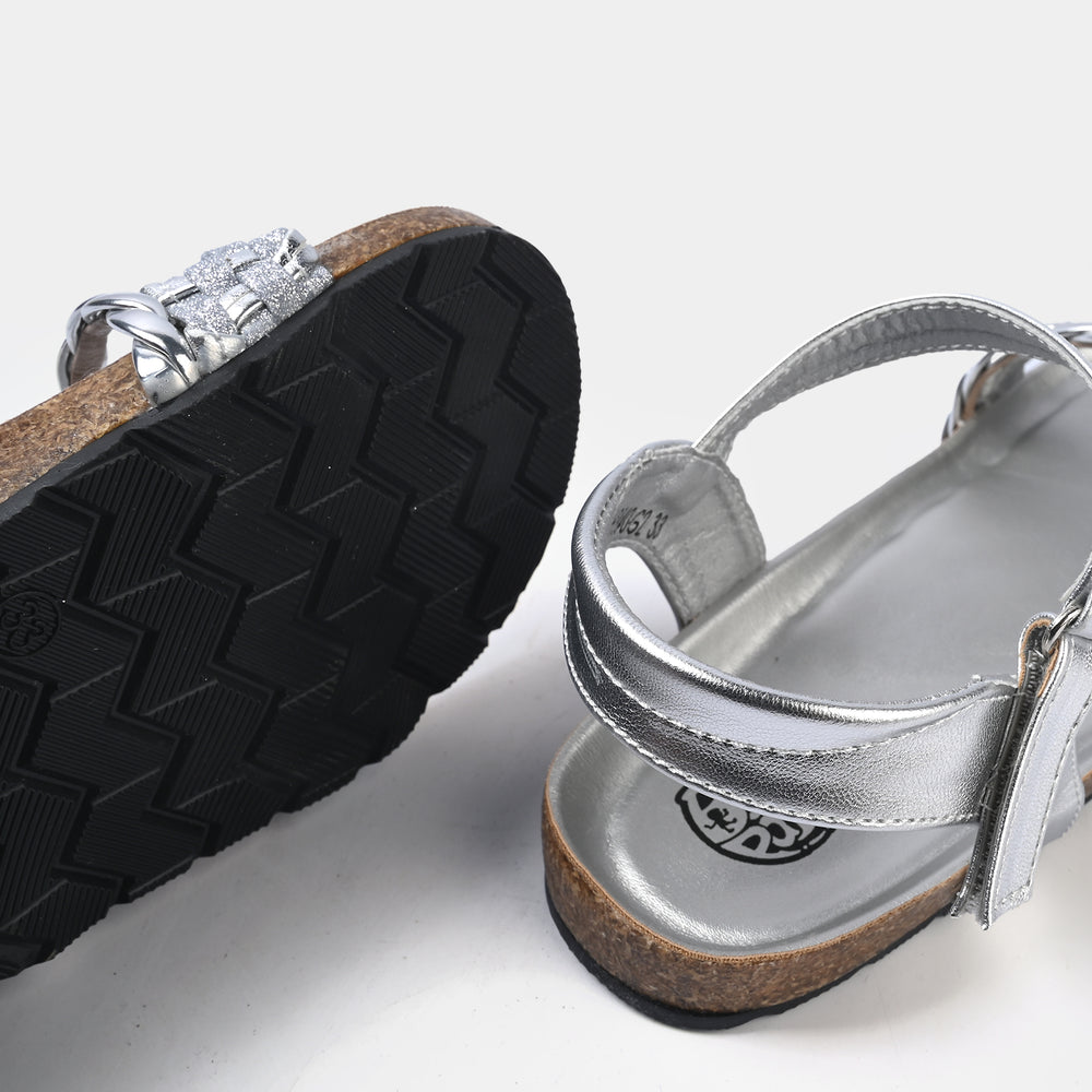 Girls Sandal H1040-G2-SILVER