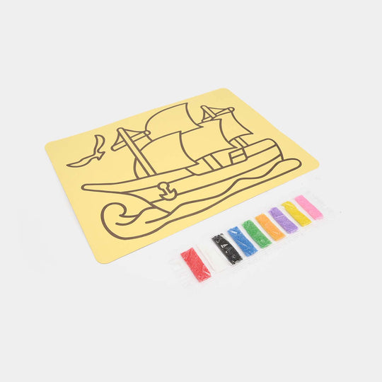 Sand and Art Coloring Painting Set