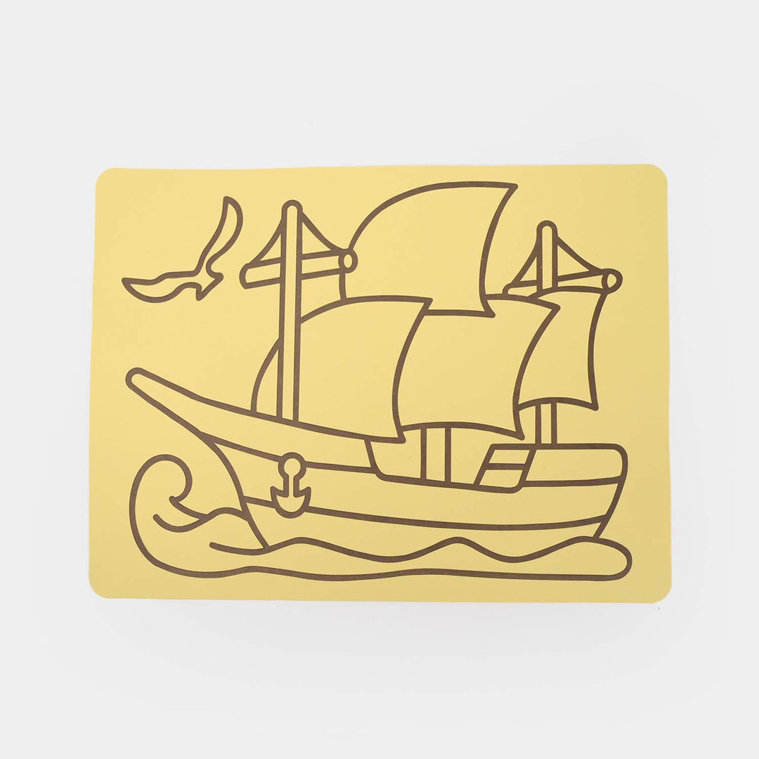 Sand and Art Coloring Painting Set