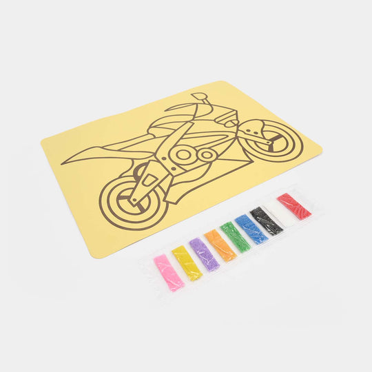 Sand and Art Coloring Painting Set