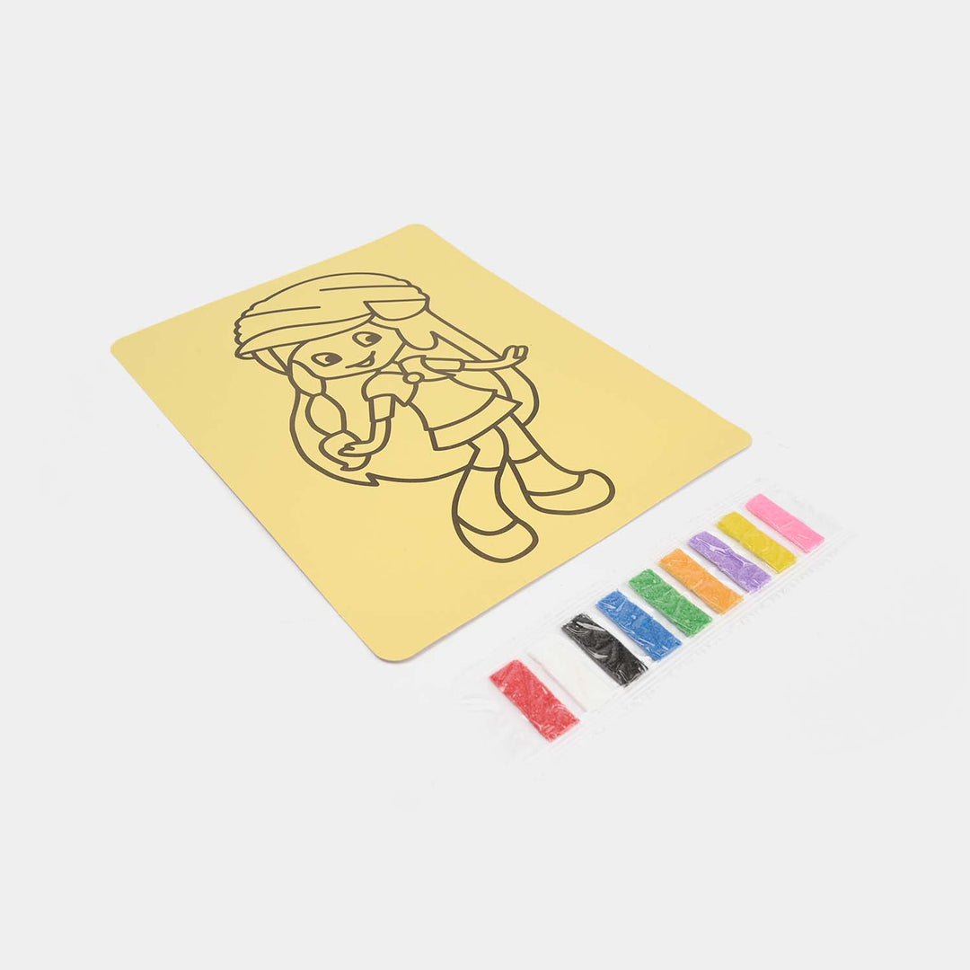 Sand and Art Coloring Painting Set