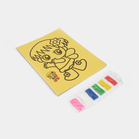 Sand and Art Coloring Painting Set