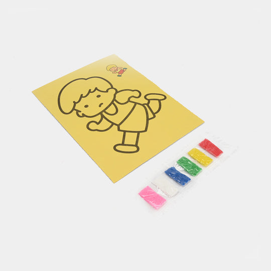 Sand and Art Coloring Painting Set