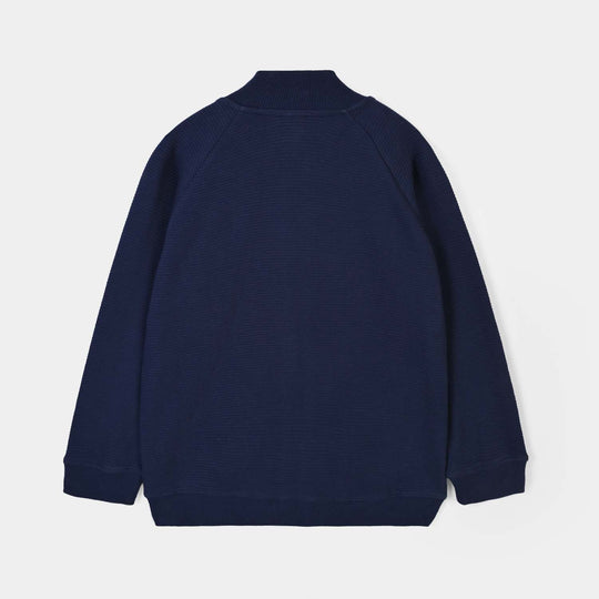 Boys Ottoman Knitted Jacket Real Energy - NAVY