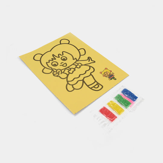 Sand and Art Coloring Painting Set