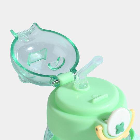 KIDS STRAW WATER BOTTLE/BEAKER | SH2703 - GREEN