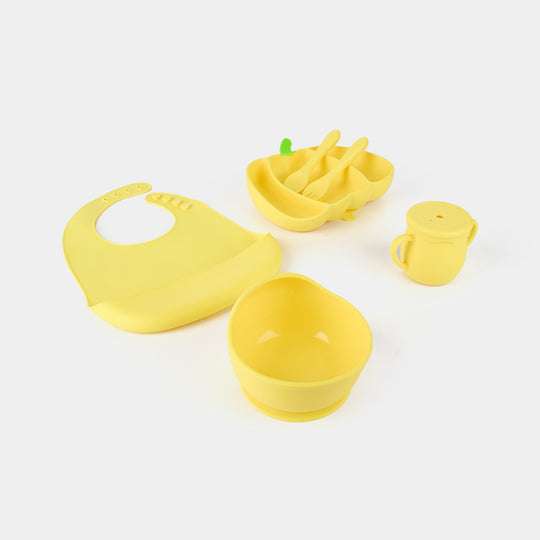 Adorable Food Grade Silicone Baby Tableware Set 7Pcs Set | 1545