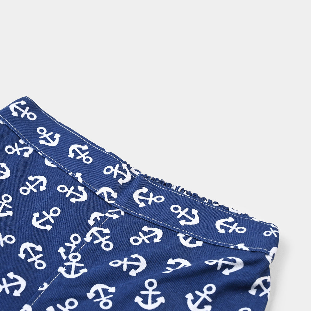 Boys PC Shorts (Anchor) - Blue