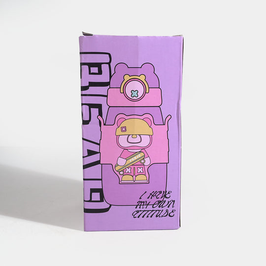 Kids Straw Water Bottle | 550ml