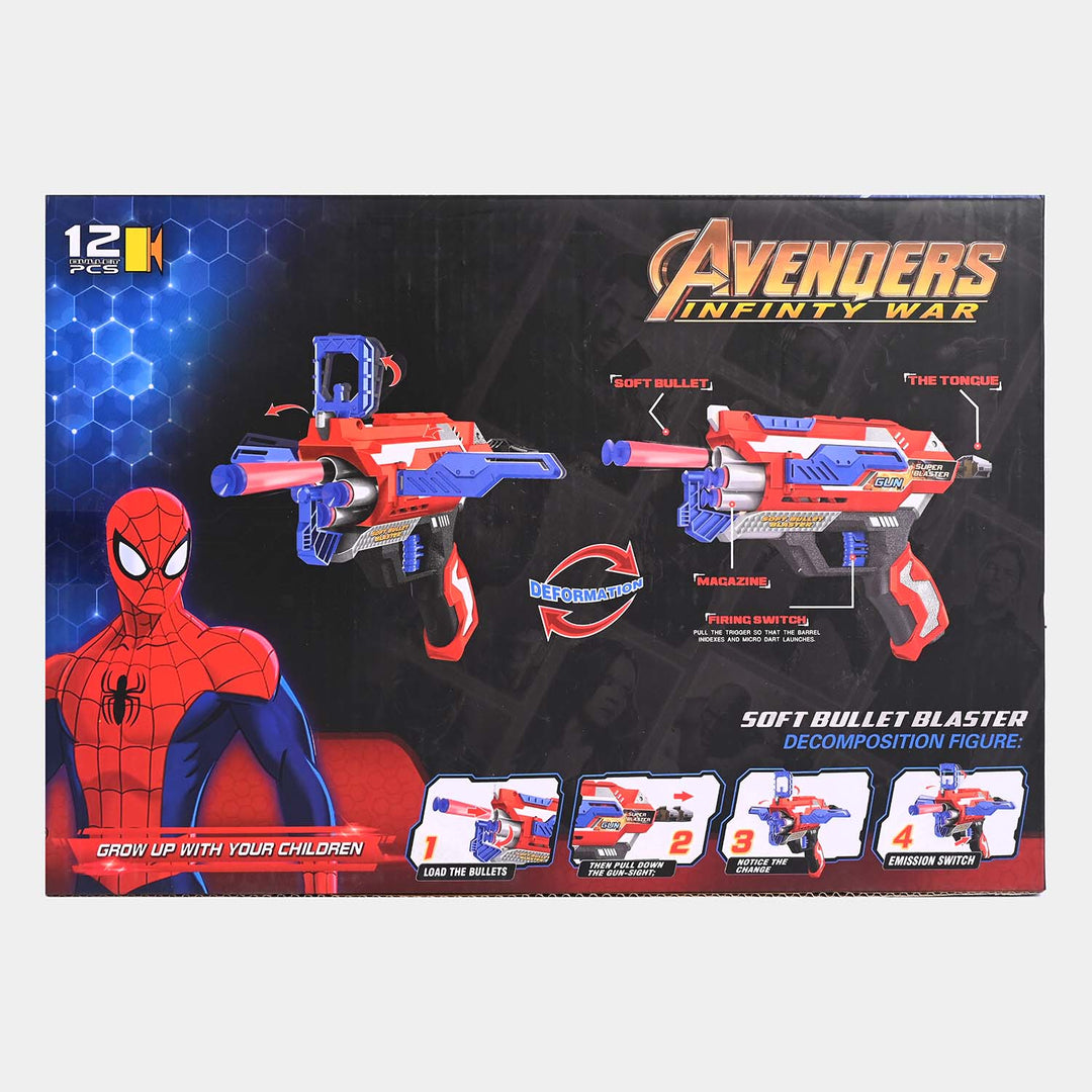 Soft Bullet Blaster Toy For Kids