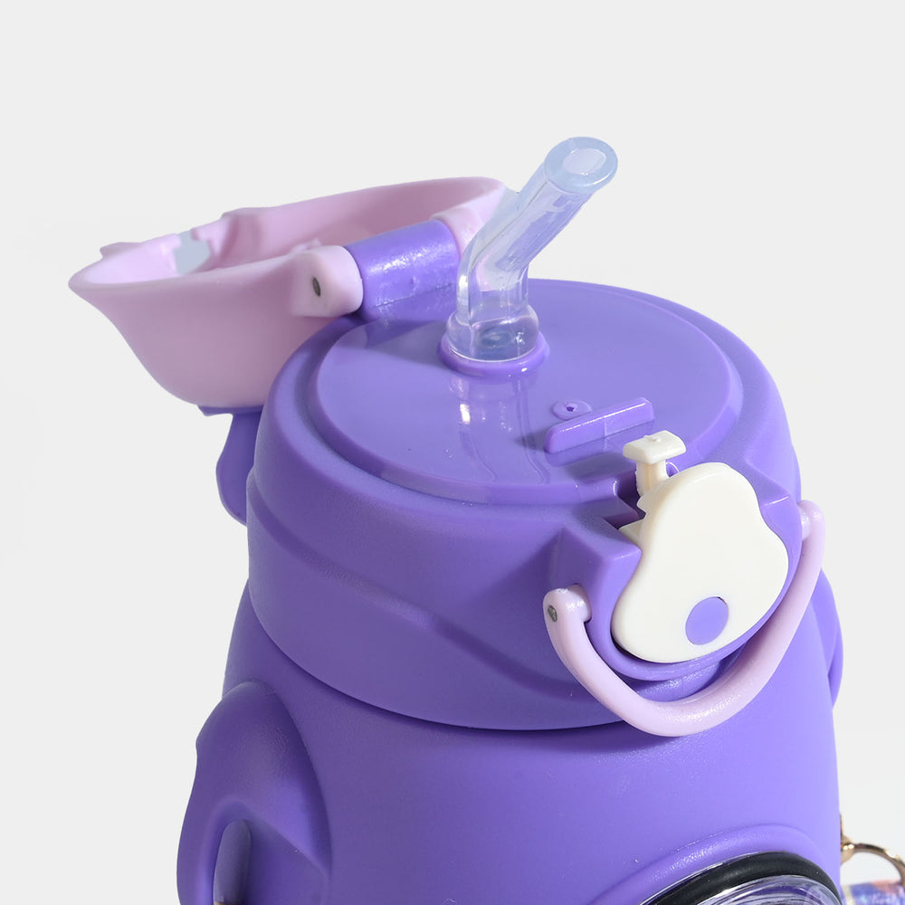 KIDS STRAW WATER BOTTLE/BEAKER | SH2702 - PURPLE