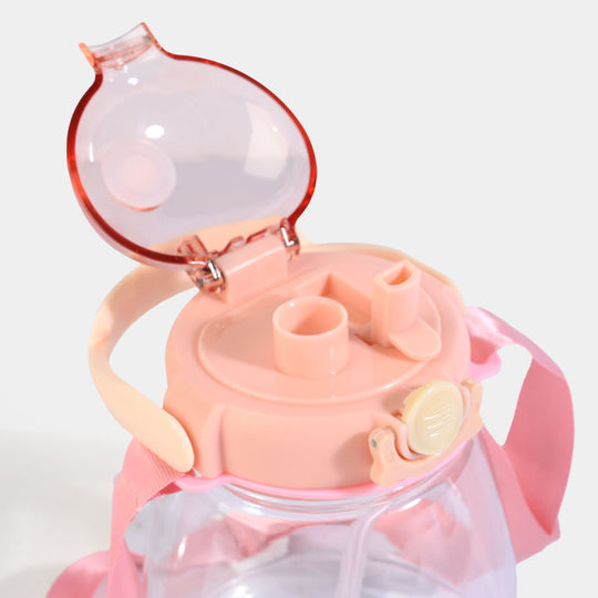 KIDS PLASTIC WATER BOTTLE/BEAKER | SH2688 - PINK