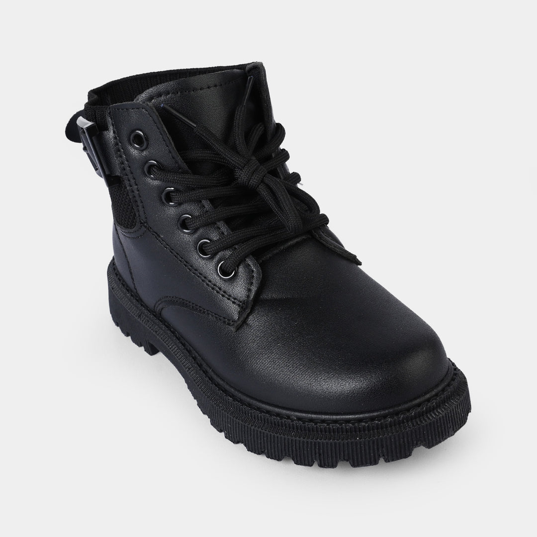 Boys Boots A02 - Black