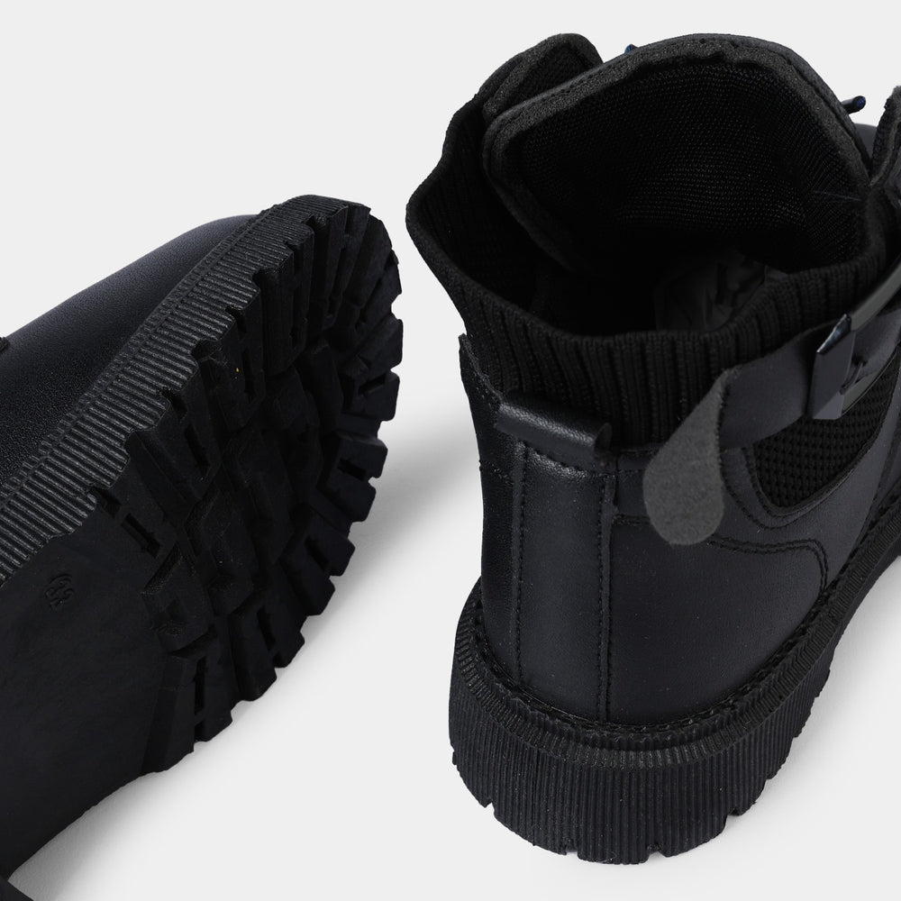 Boys Boots A02 - Black