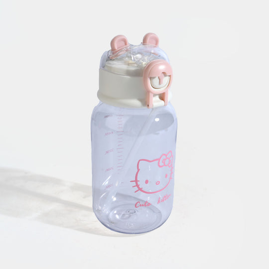 CARTOON TRANSPARENT WATER BOTTLE/BEAKER | SH2682 - PINK