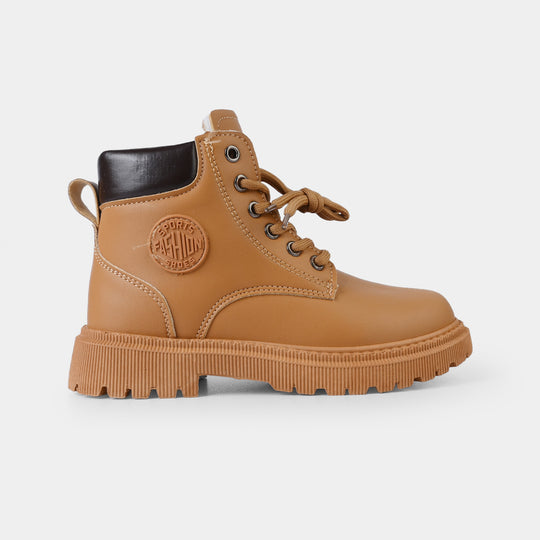 Boys Boots A01 - Brown