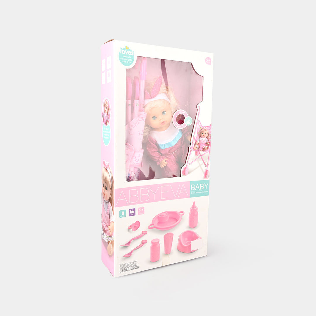 Baby Doll and Care Playset