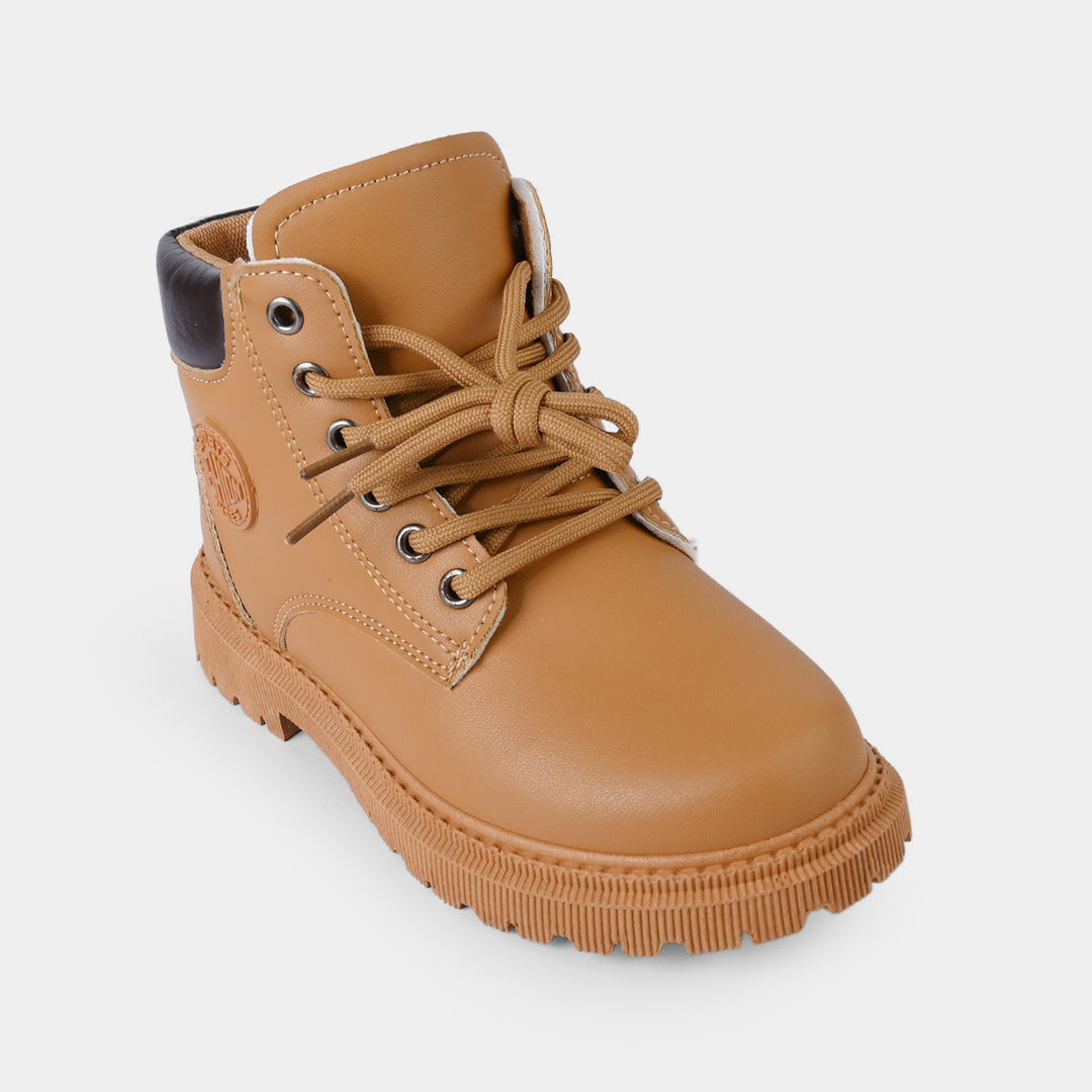 Boys Boots A01 - Brown