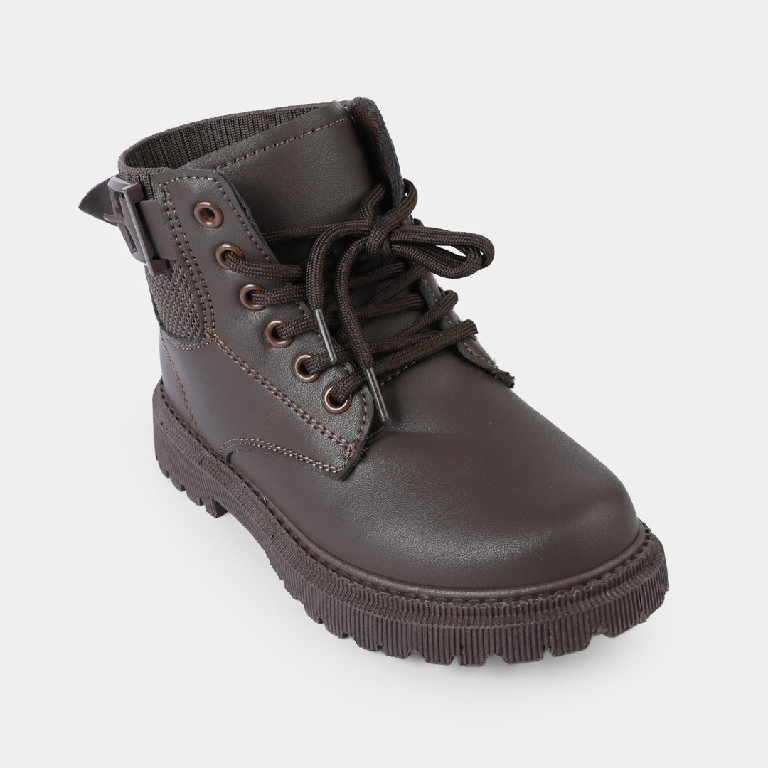 Boys Boots A02 - Brown