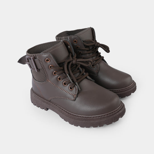 Boys Boots A02 - Brown