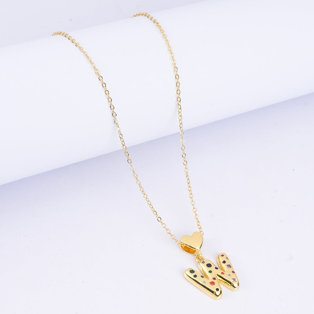 Alphabet/Letter Pendant Necklace for Girls
