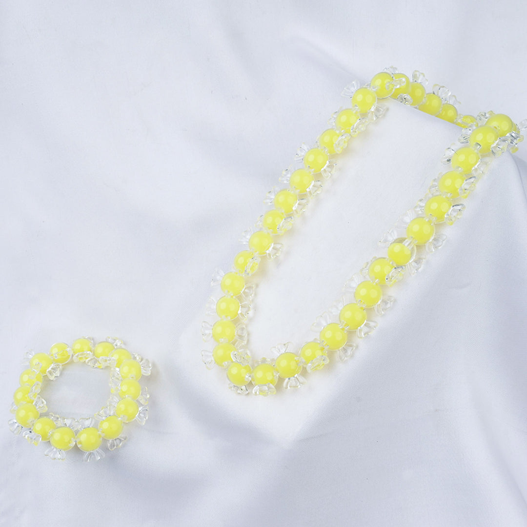 Beads Necklace & Bracelet Set